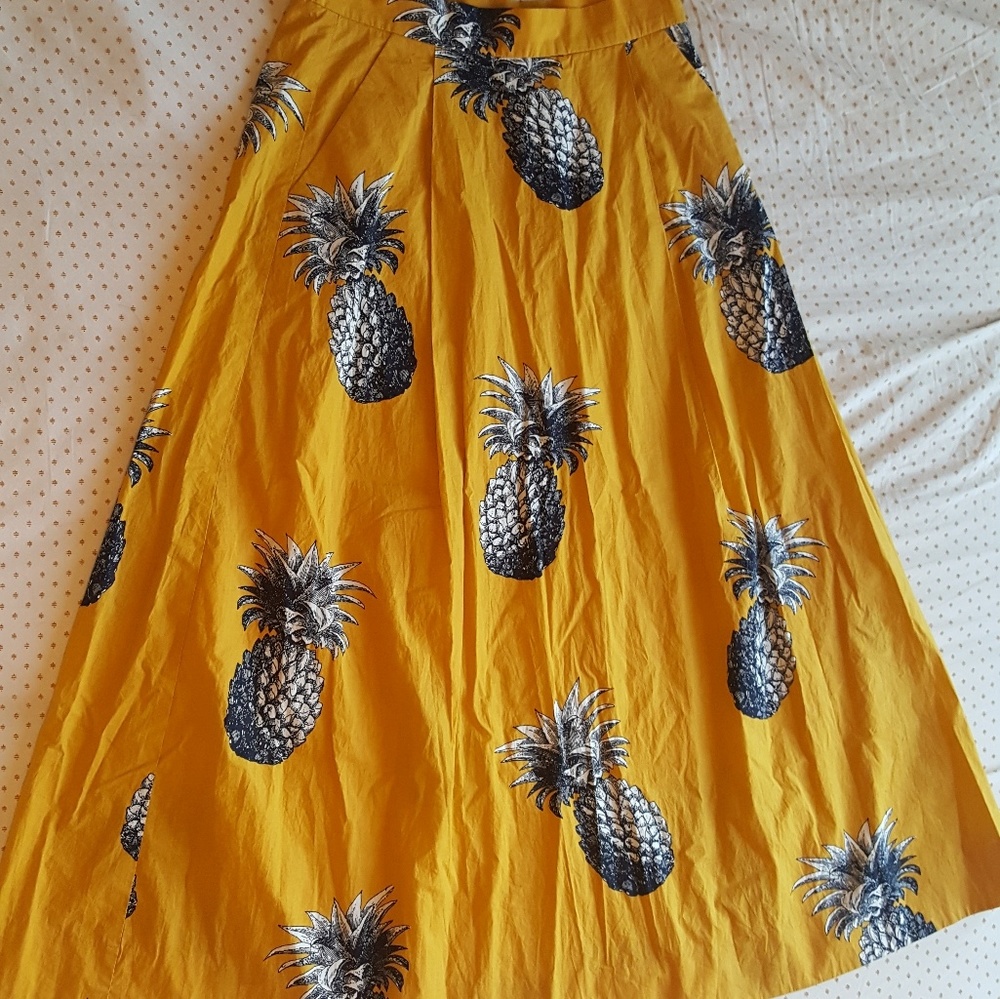 Pineapple Midi Skirt